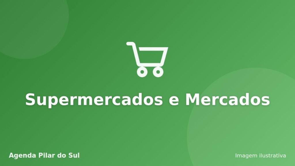 Imagem ilustrativa - supermercados e mercados